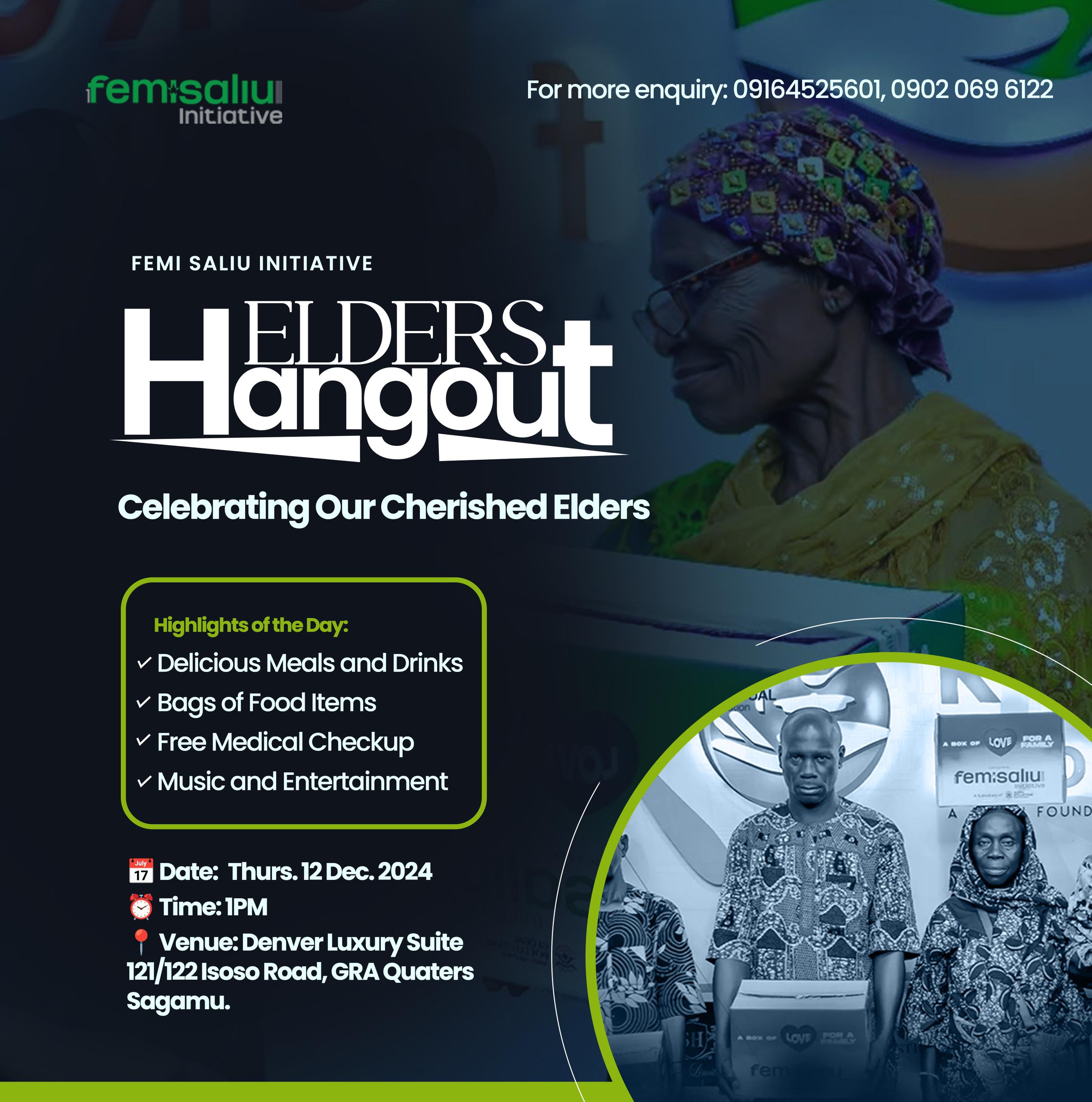 Elders’ Hangout & Wellness Support Program