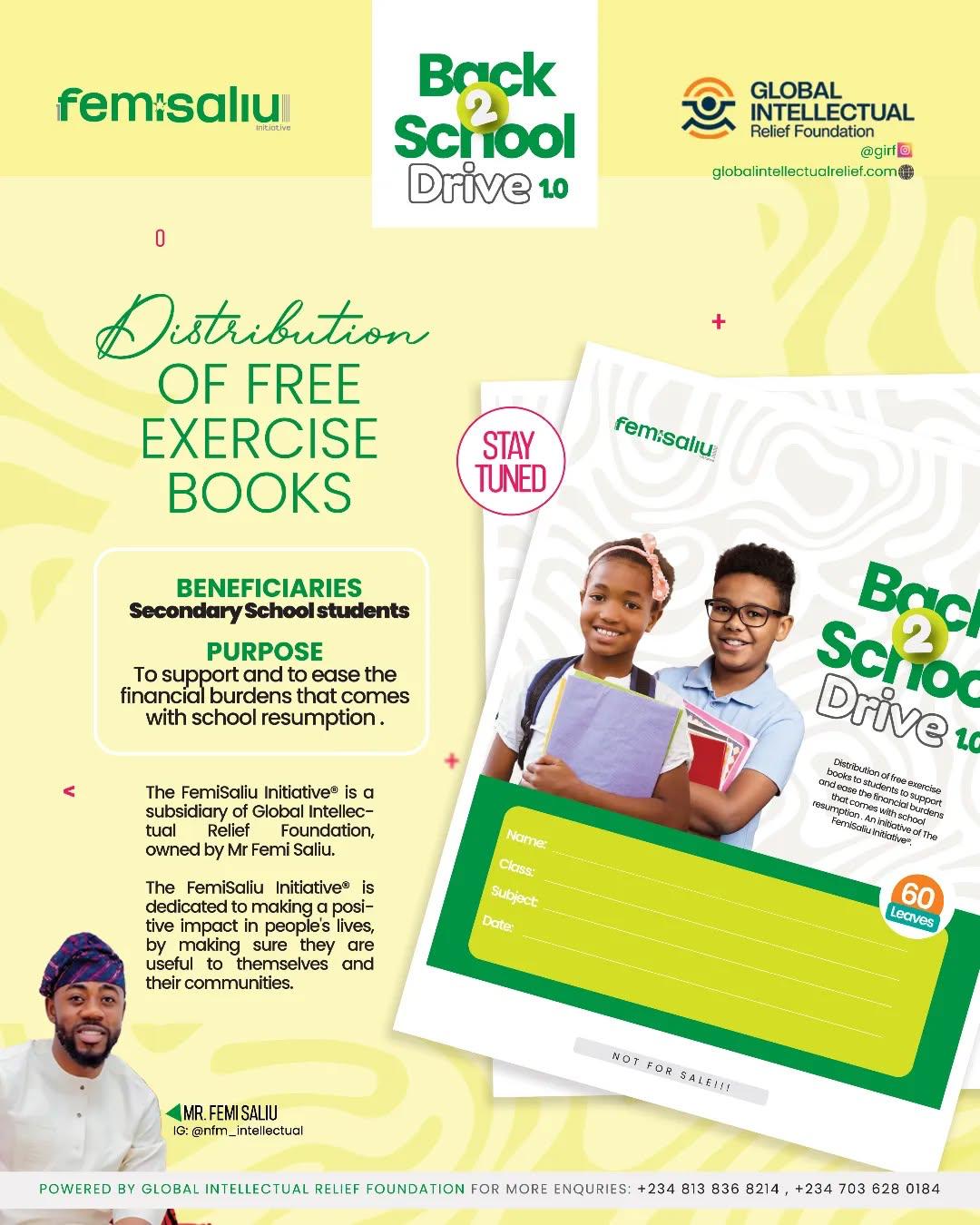 Free Exercise Books Distribution Program